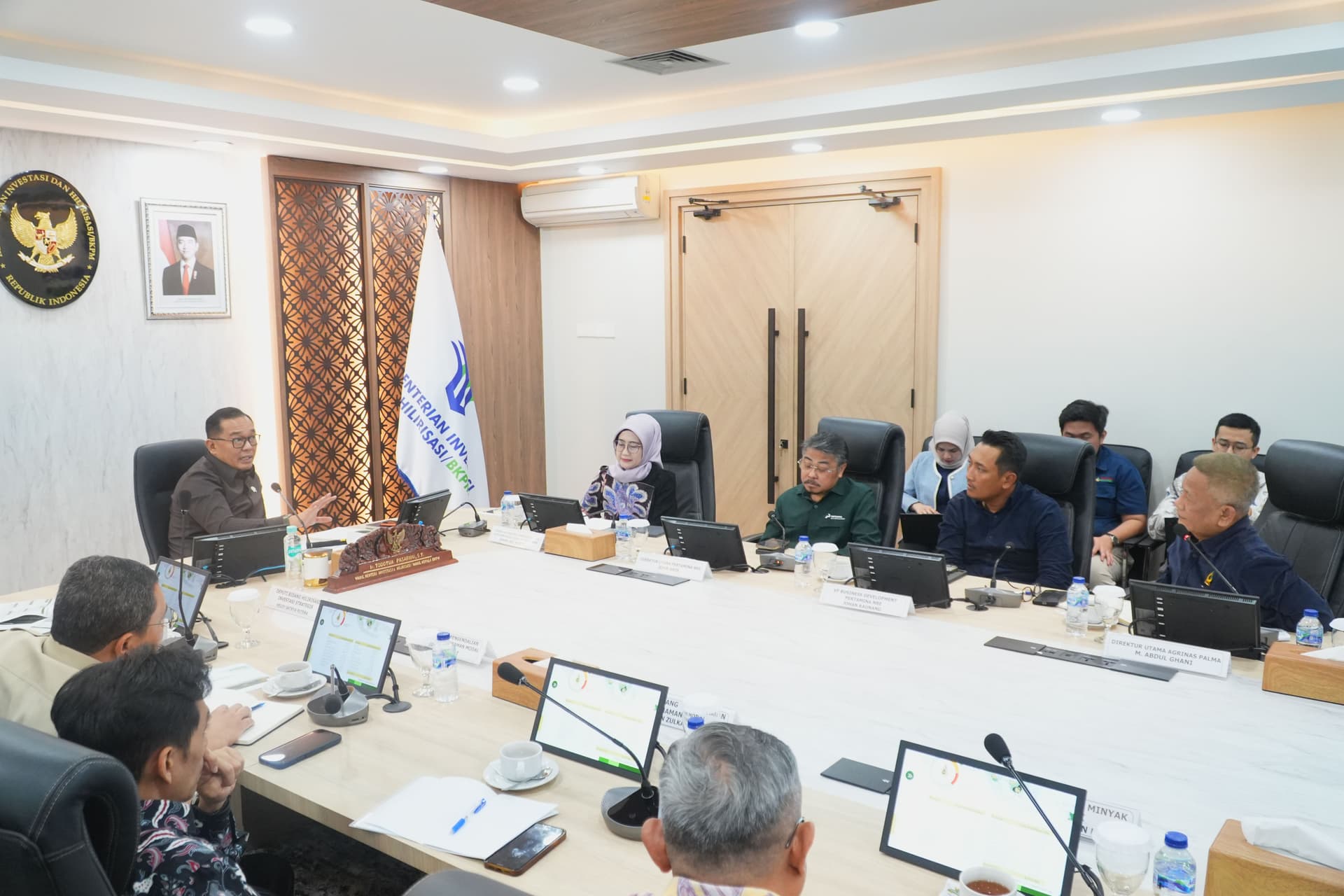 Agrinas Palma dan Pertamina Bahas Pengembangan Bioenergi Bersama Wakil Menteri Investasi dan Hilirisasi 