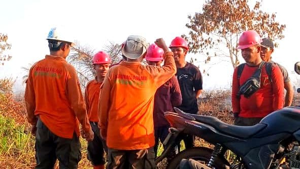 Kisah Pemadaman Api di Penyaguan, Sinergi Agrinas Palma Nusantara bersama Manggala Agni