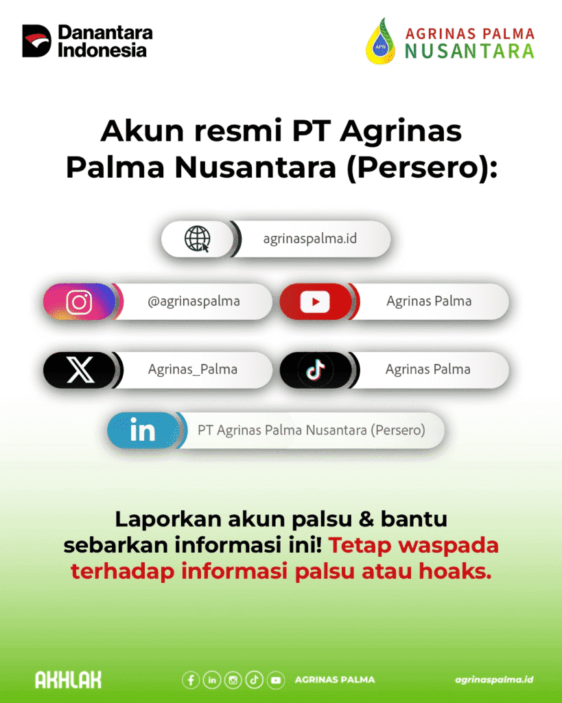 Waspada Penipuan Email Mengatasnamakan PT Agrinas Palma Nusantara (Persero)